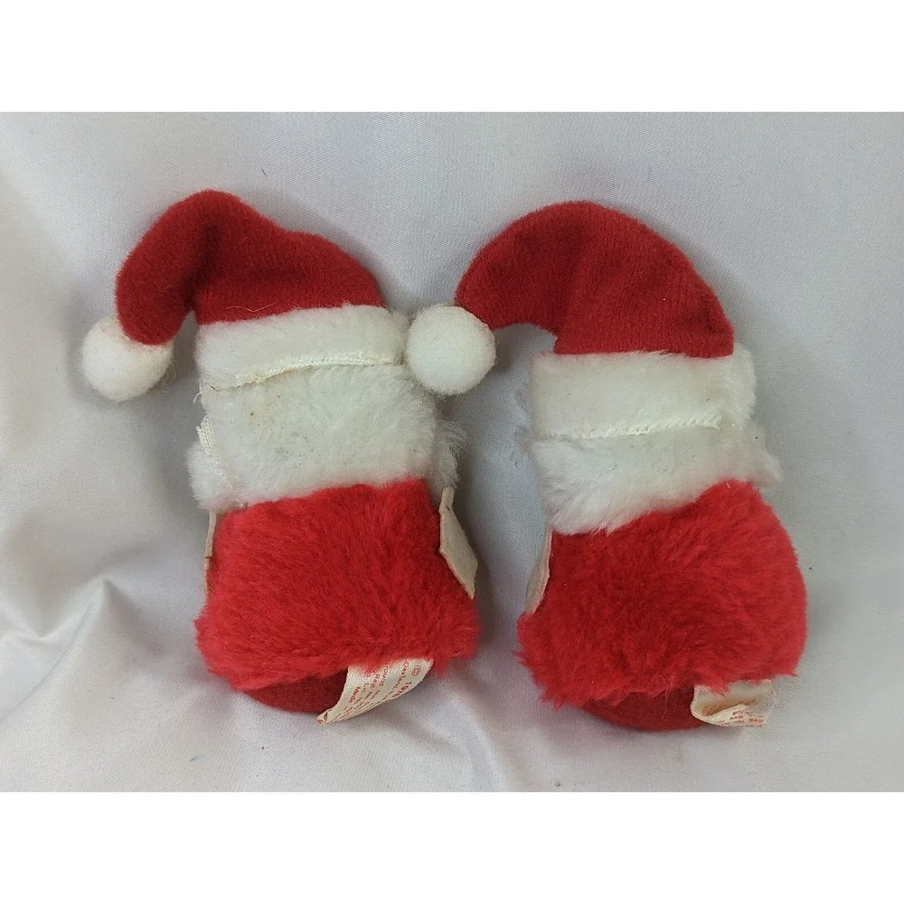 Russ‎ Santa Claus Bean Plush 4 Inch 1978 Stuffed Animal Toy